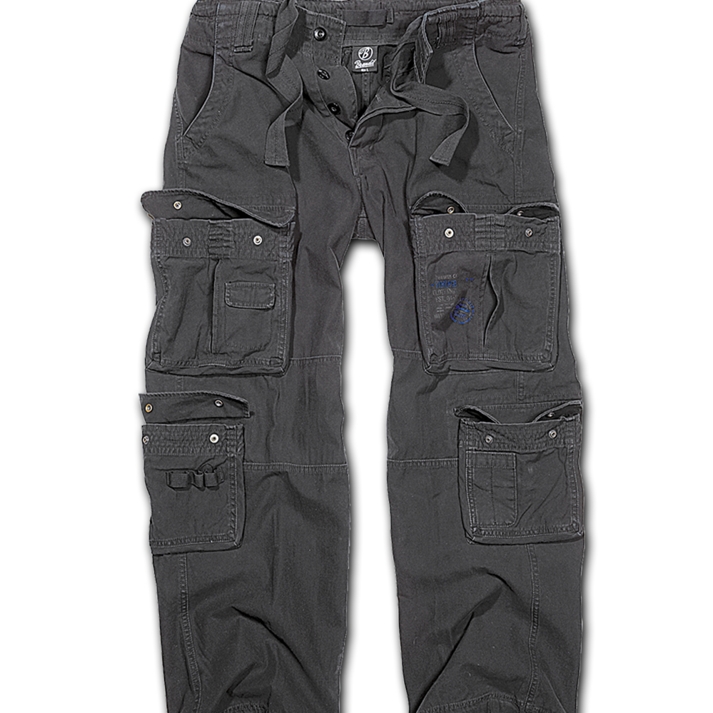 Cargohose "Vintage", schwarz