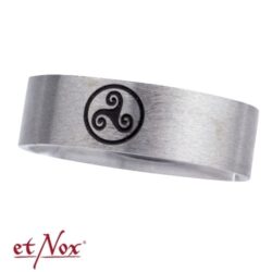 Edelstahlring Triskel