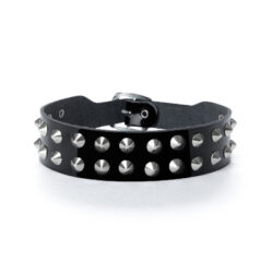 Spitznieten-Lackchoker, 2 reihig