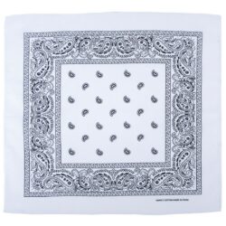 Bandana, weiß/schwarz