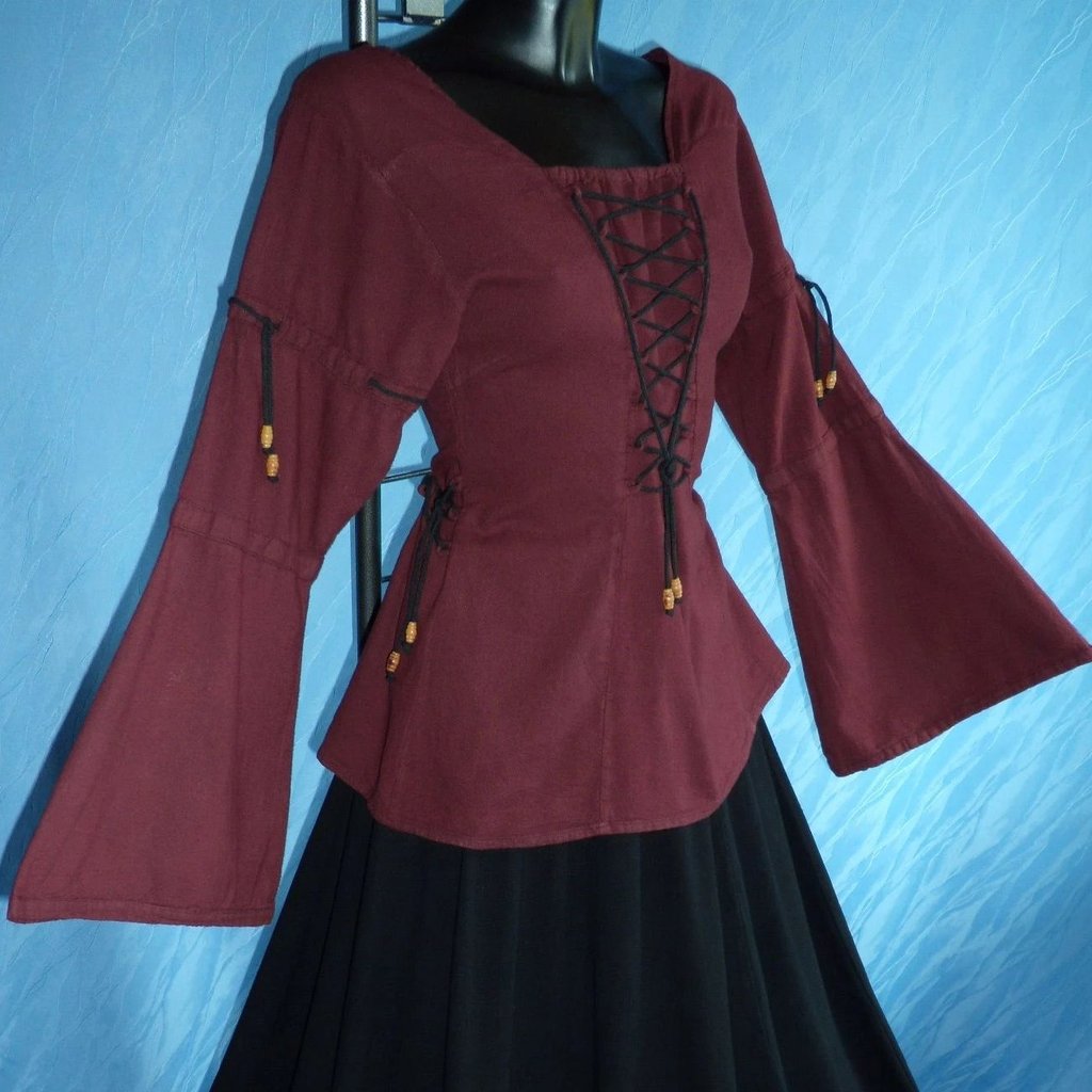 Mittelalter Schnürbluse
