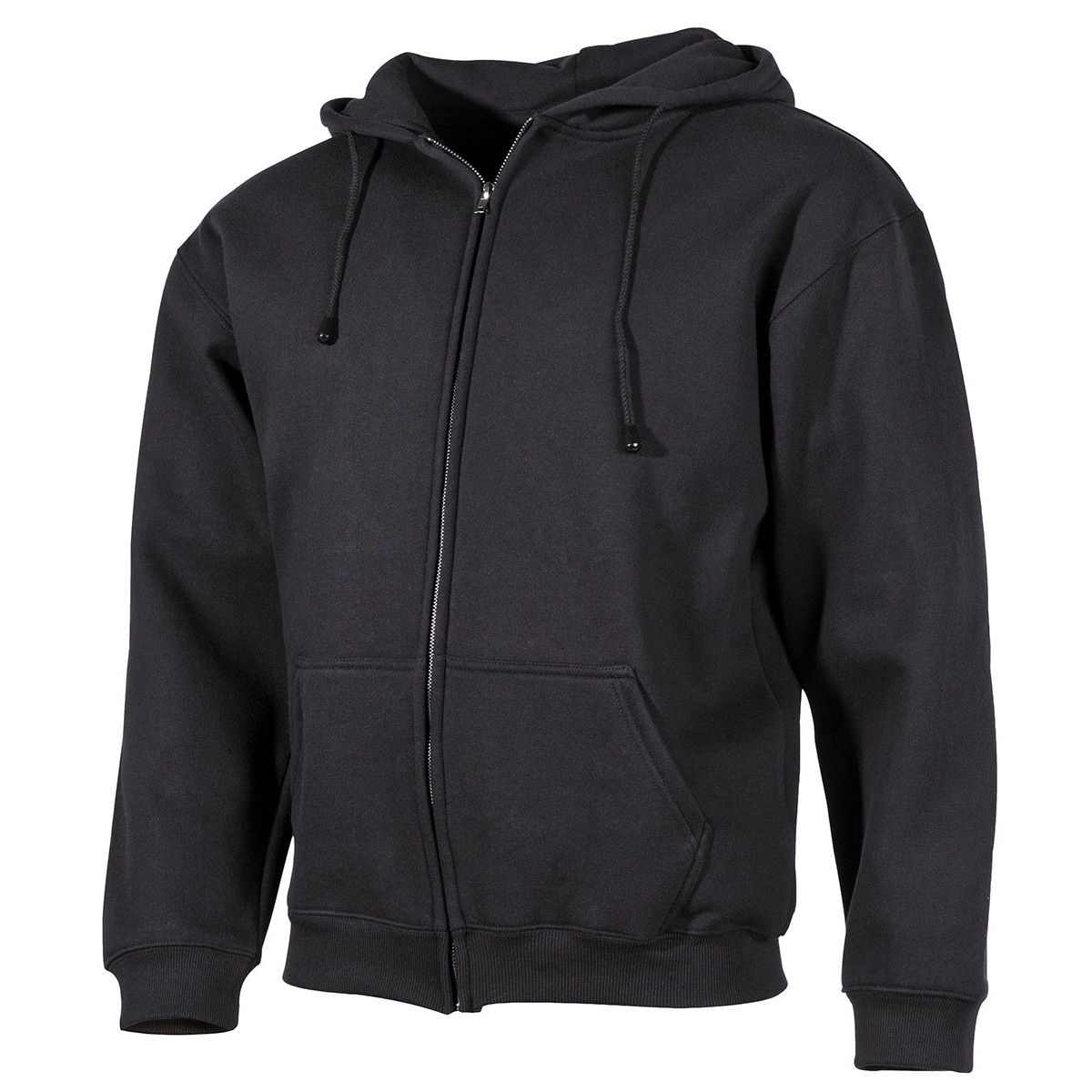 Kapuzen-Jacke, plain black