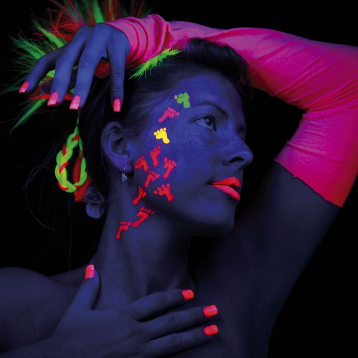 Neon Gesichts- & Körperfarbe, uv-aktiv – Bild 2