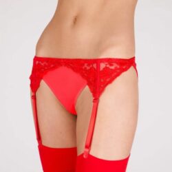 Strapsgürtel Lace, rot