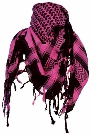 PALI-Tuch, pink/schwarz