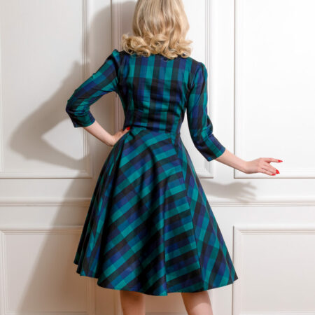 Louisa Check Swing Dress – Bild 2