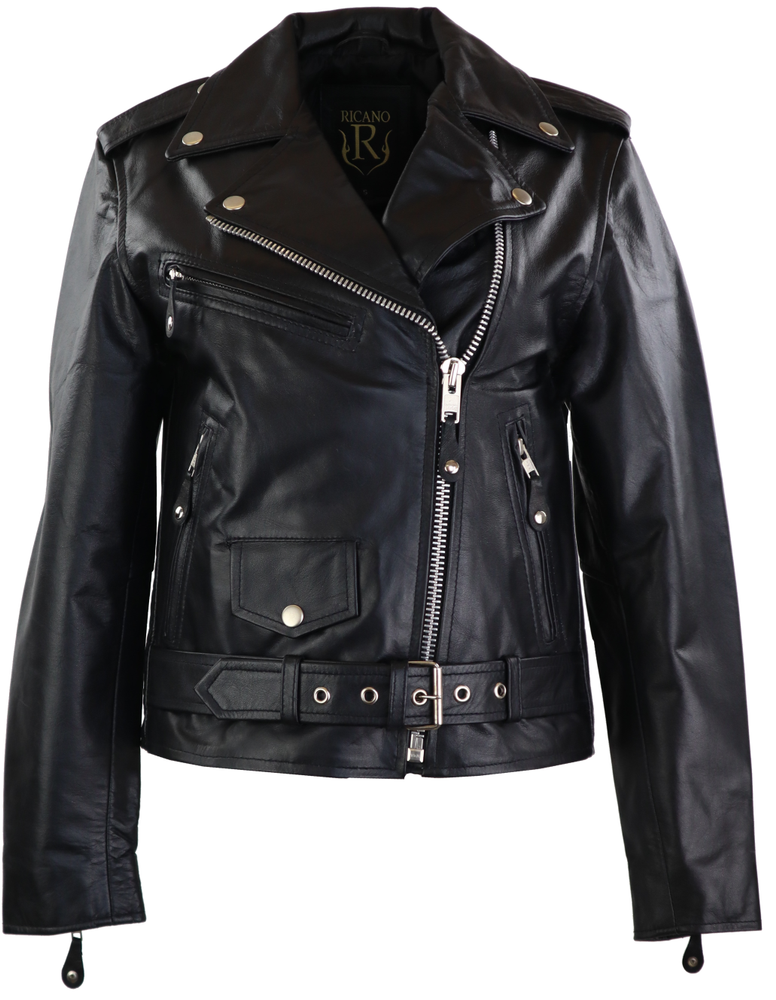Biker-Lederjacke, Ladies – Bild 3