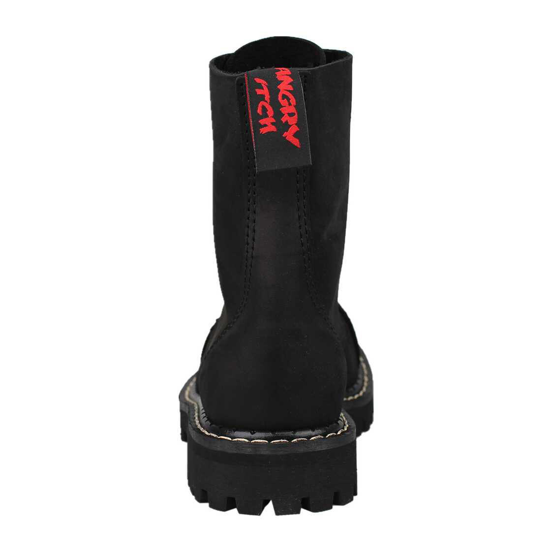 8-Loch Ranger Boot von Angry Itch, velour black – Bild 4