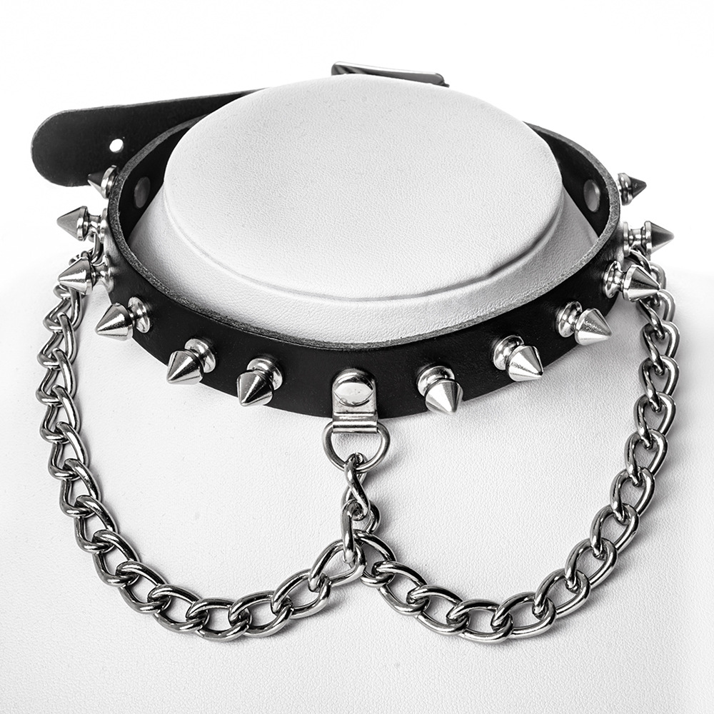 Killernieten-Choker mit Kette