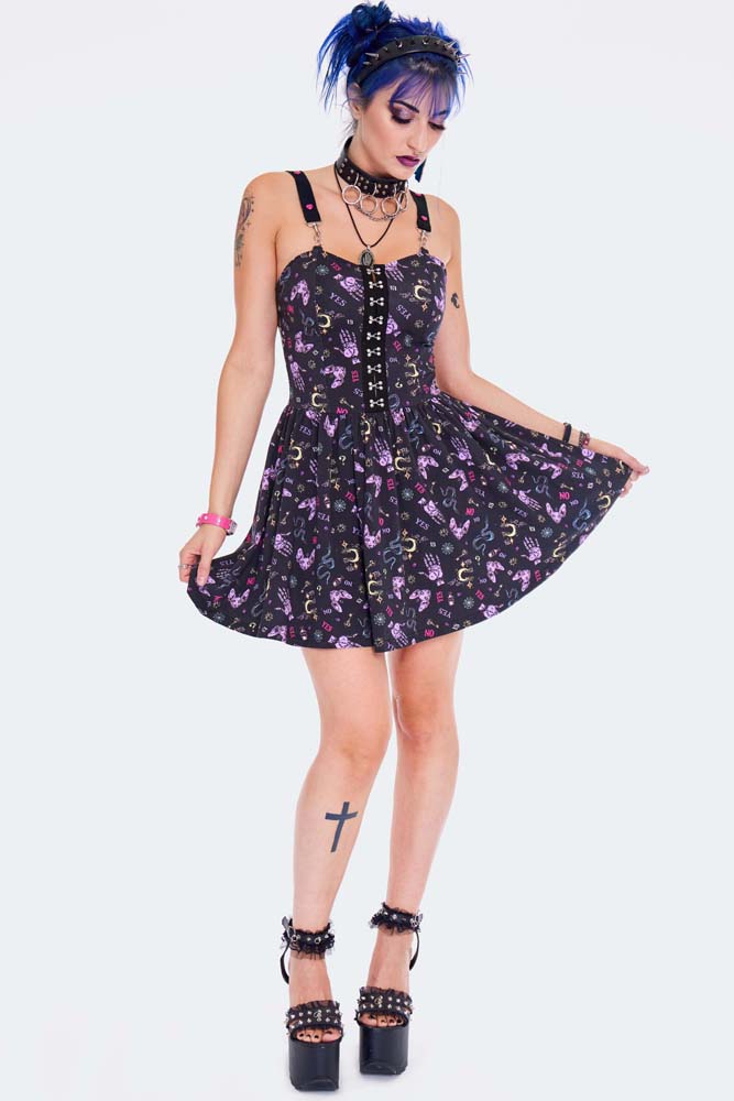 Ditsy Ouija Minidress