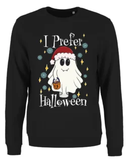 Christmas Sweater "I Prefer Halloween"