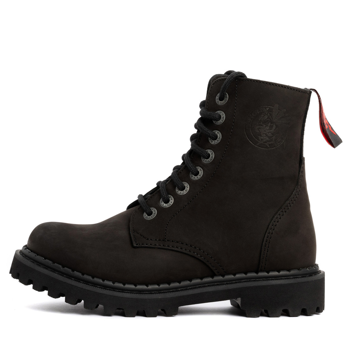 8-Loch Ranger Boot von Angry Itch, Light velours