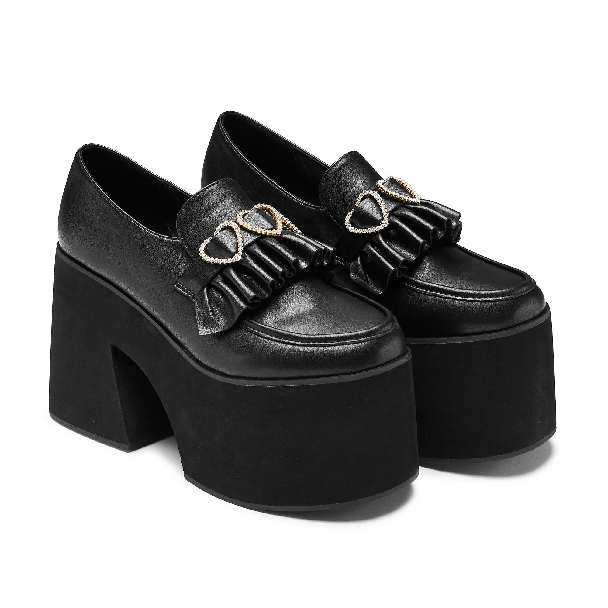 Chunky Hearts Plateau-Schuhe