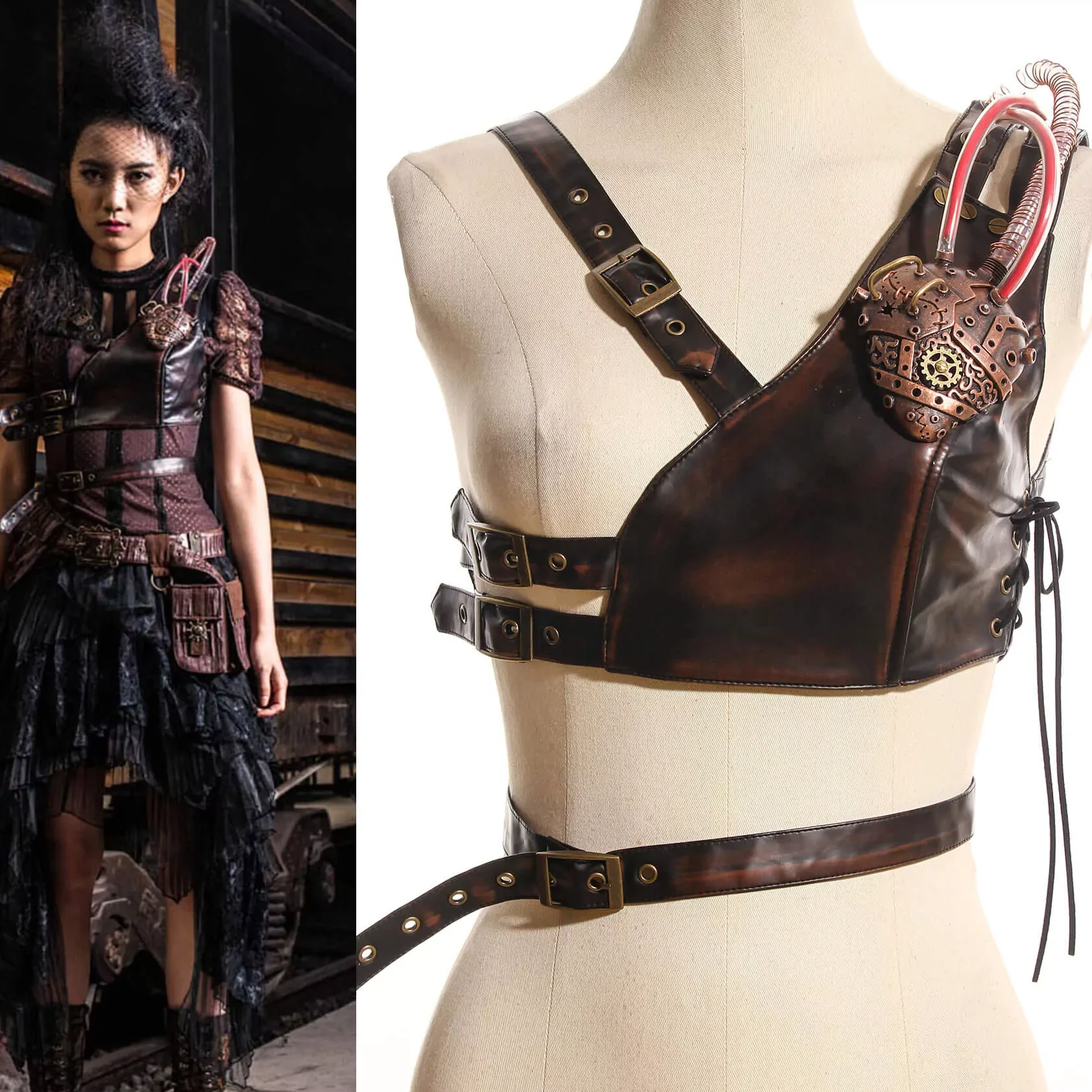 Steampunk Heart Top