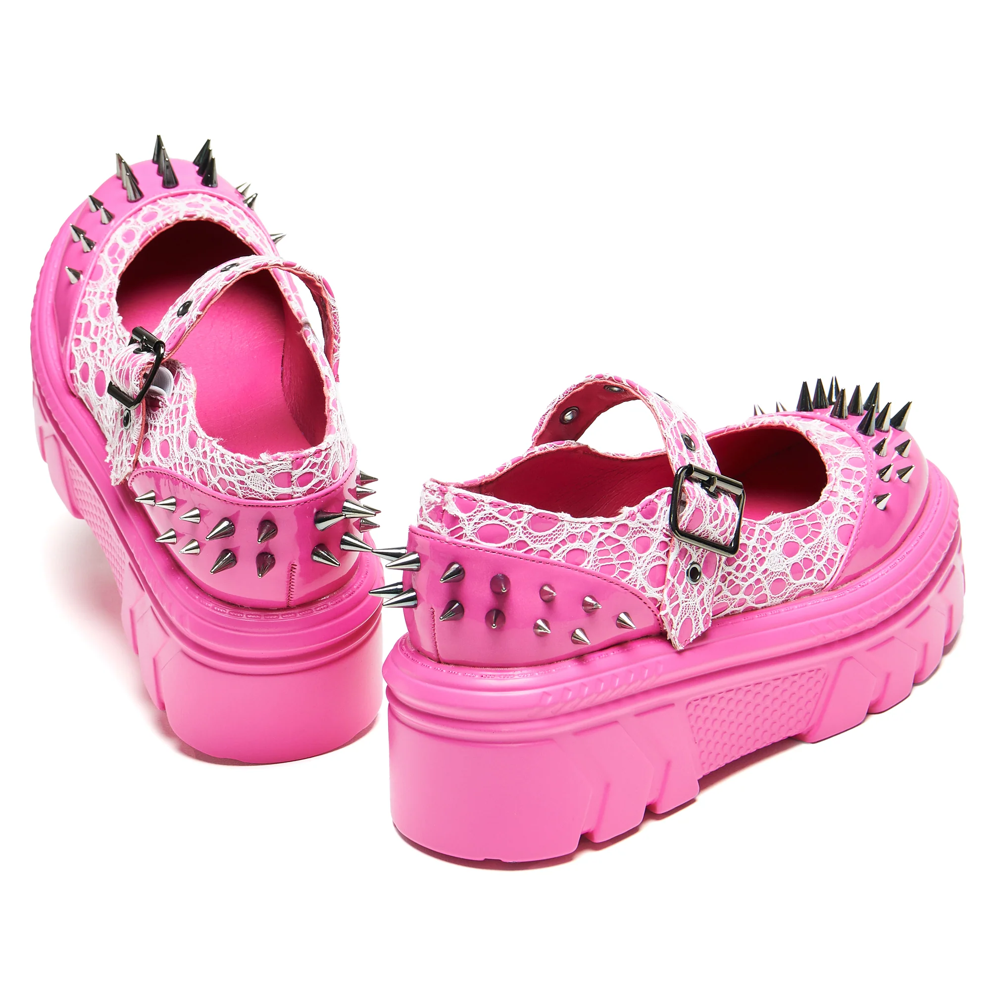 Candyfloss Demon Spiked Stomper Mary Janes – Bild 3