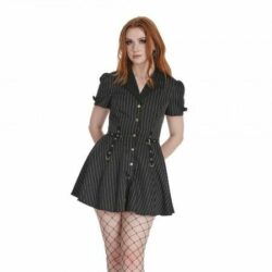 Black Core Button Up Dress