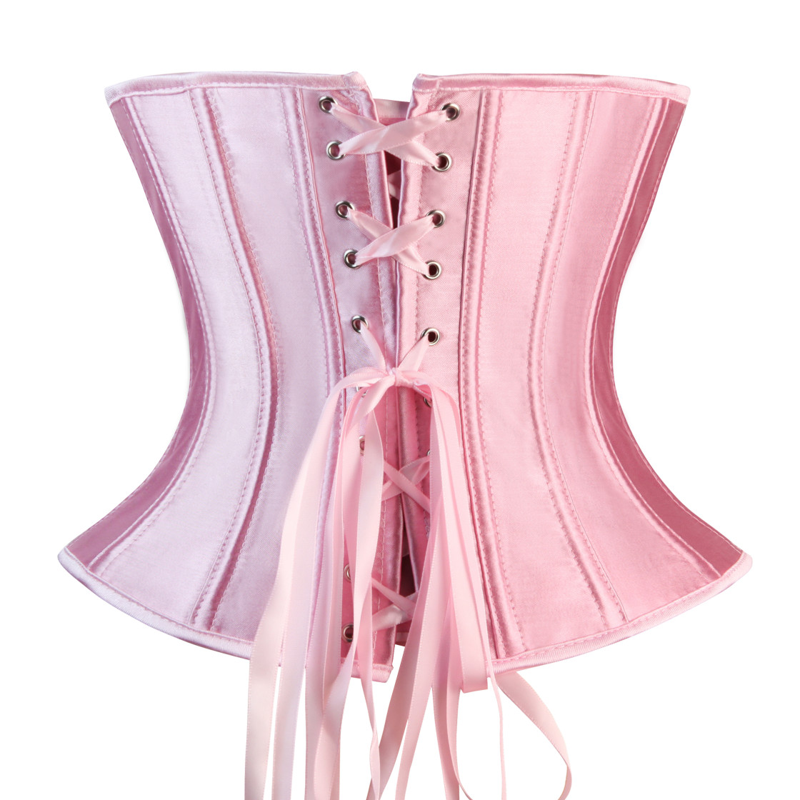 Softe Unterbrust-Corsage, pink – Bild 2