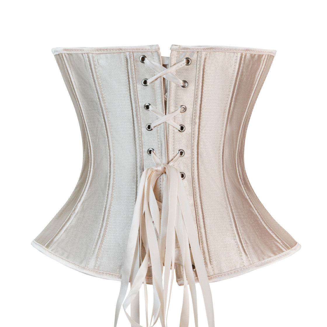 Softe Unterbrust-Corsage, champagner – Bild 2