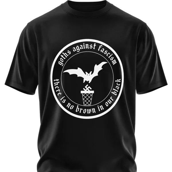 T-Shirt "Goth against Fascism"