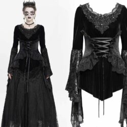 Lace Velvet Top