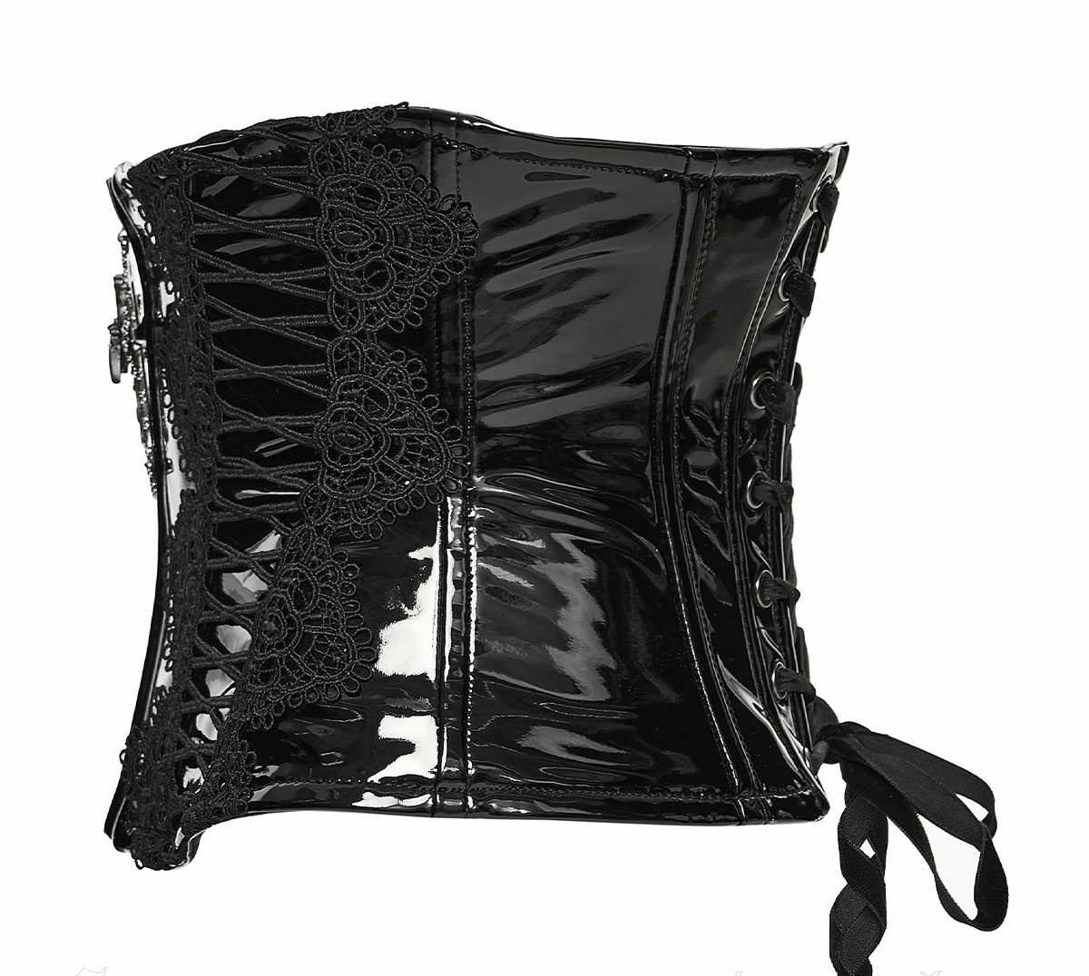 Nocturna Lack Corsagen-Gürtel – Bild 2