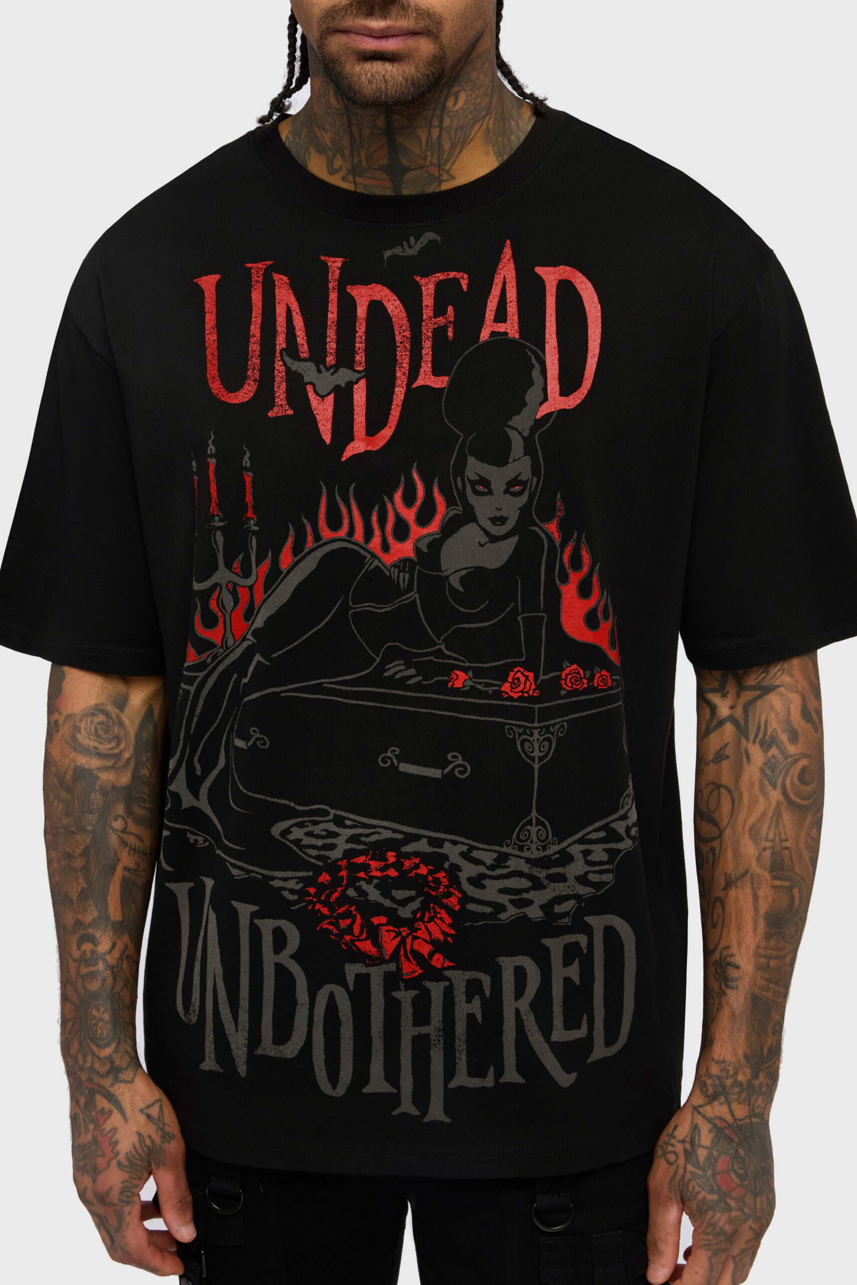 Undead & Unbothered Boxy T-Shirt von Killstar – Bild 2
