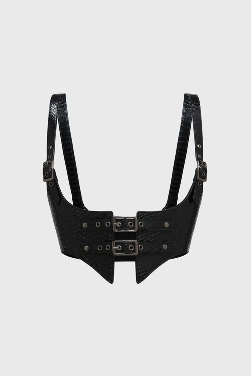 Venomous Rose Underbust Harness von Killstar