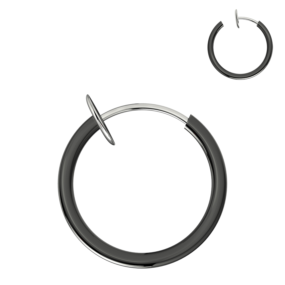 Fake Piercing-Ring, Chirurgenstahl 316L – Bild 4