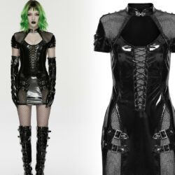 Mistress Mayhem Lackkleid