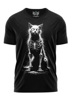 T-Shirt "Skeleton Cat"