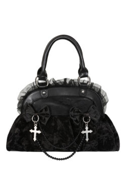 Handtasche "Sanctum Velvet", black