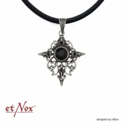 Edelstahl-Anhänger "Arwen", schwarz